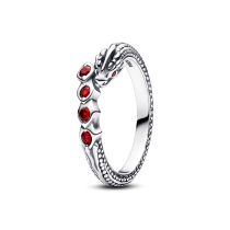 192968C01-54 - Lśniący pierścionek Smok z czerwonymi kamieniami Gra o tron 192968C01-54 