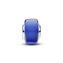 793105C00 - Mały charms z niebieskiego szkła Murano 793105C00