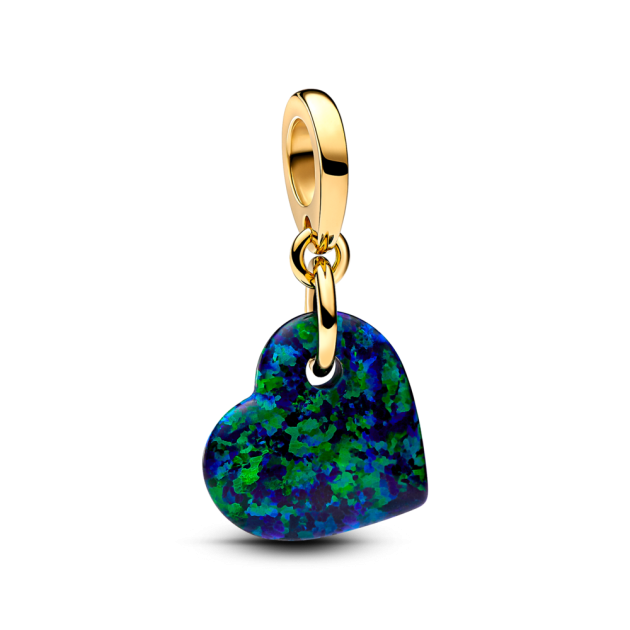 763348C01 - Charms-zawieszka Opalizujące zielone serce 763348C01