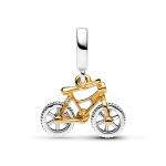 763354C01 - Dwutonowy charms-zawieszka Rower na obracających się kołach 763354C01