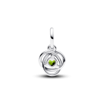 793125C08 - Charms-zawieszka Jasnozielony symbol wieczności 793125C08