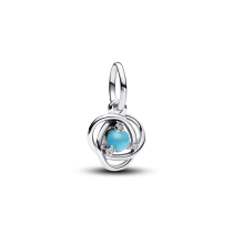 793125C12 - Charms-zawieszka Turkusowy symbol wieczności 793125C12