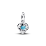 793125C12 - Charms-zawieszka Turkusowy symbol wieczności 793125C12