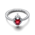 193422C01-54 - Pierścionek Diaboliny Disneya z czerwonym sercem 193422C01-54