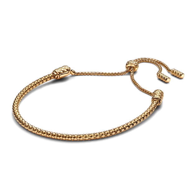 563090C00-2 - Bransoletka łańcuszkowa ze ściągaczem o pokrytej wypustkami powierzchni 563090C00-2