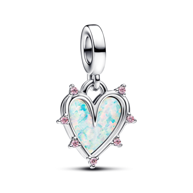 793434C01 - Podwójny charms-zawieszka Opalizująca przyjaźń793434C01