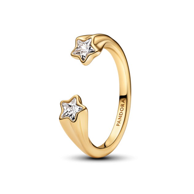 163582C01-54 - Otwarty pierścionek Spadające gwiazdy 163582C01-54