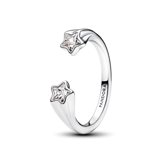 193582C01-54 - Otwarty pierścionek Spadające gwiazdy 193582C01-54
