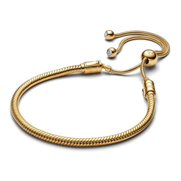 563580C01-2 - Ściągana bransoletka o splocie wężykowym 563580C01-2