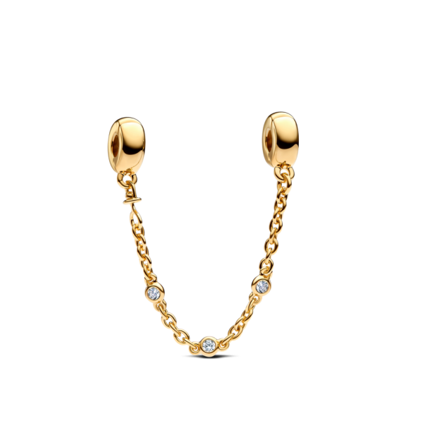 763515C01-05 - Łańcuszek zabezpieczający z przezroczystym kamieniem 763515C01-05