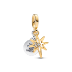 763588C01 - Charms-zawieszka do grawerowania Gwiazda Polarna z diamentem wyhodowanym w laboratorium 763588C01