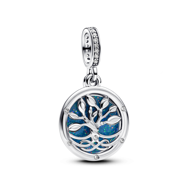 793599C01 - Podwójny charms-zawieszka świecący w ciemności Drzewo nieskończoności 793599C01 