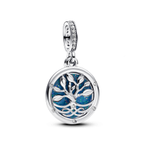 793599C01 - Podwójny charms-zawieszka świecący w ciemności Drzewo nieskończoności 793599C01 