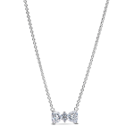 393509C01-45 - Naszyjnik z lśniącą kokardą 393509C01-45