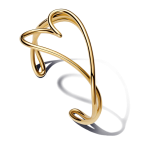 563808C00-2 - Organiczna bransoletka bangle z motywem serca 563808C00-2