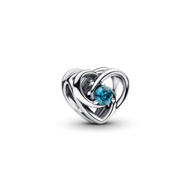 793744C01 - Charms Ażurowe serce z kamieniami 793744C01