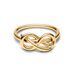 163759C01-54 - Pierścionek z symbolem nieskończoności
