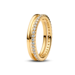 163799C01-54 - Pierścionek z podwójną obrączką 163799C01-54