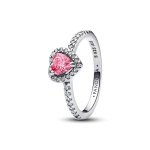 198421C03-52 - Pierścionek z różowym sercem 198421C03-52