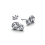 293774C01 - Kolczyki sztyfty z dwoma złączonymi kamieniami 293774C01