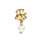 763784C01 - Charms w kształcie kokardy z poddaną obróbce perłą hodowaną