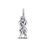 793780C01 - Charms-zawieszka z symbolem nieskończoności i lśniącymi kamieniami 793780C01