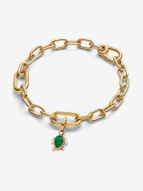 763823C01 - Mały charms-zawieszka Zielony żółw 763823C01