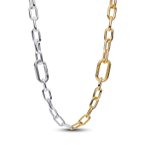 364343C00-45 - Dwutonowy naszyjnik z otwieranymi ogniwami-364343C00-45