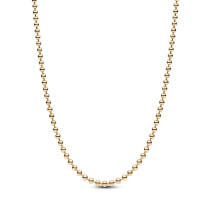 364354C00-50 - Naszyjnik kulkowy platerowany 14-karatowym złotem-364354C00-50