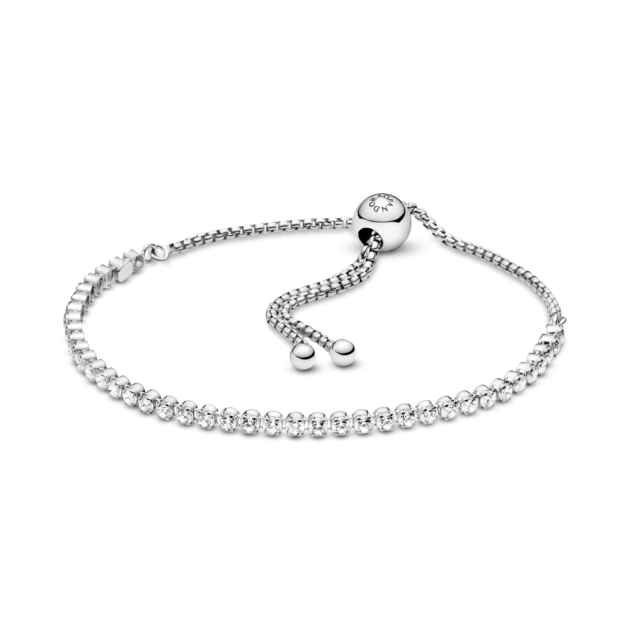 590524CZ-1 - Lśniąca bransoletka tenisowa 590524CZ-1