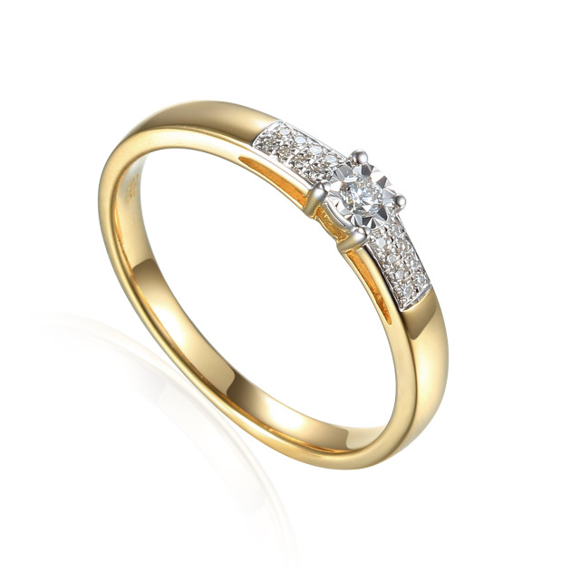 R73494YW H/Si - Pierścionek z brylantami R73494YW