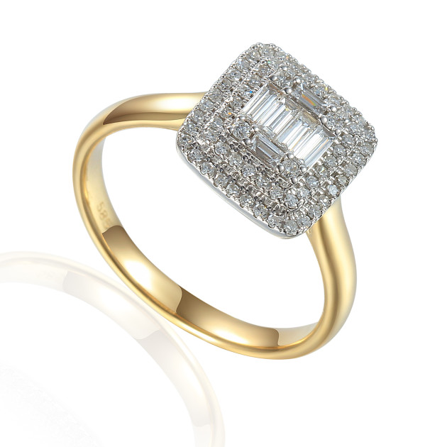 R59279Y H/Si - Pierścionek z brylantami R59279Y