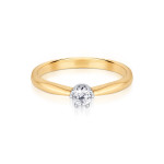 36031576/00 0,18ct - Pierścionek z brylantem 0,18ct JA-P576/00
