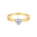 36031573/00 0,10ct - Pierścionek z brylantem 0,10ct JA-P573/00