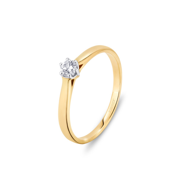 36031575/00 0,12ct - Pierścionek z brylantem 0,12ct JA-P575/00