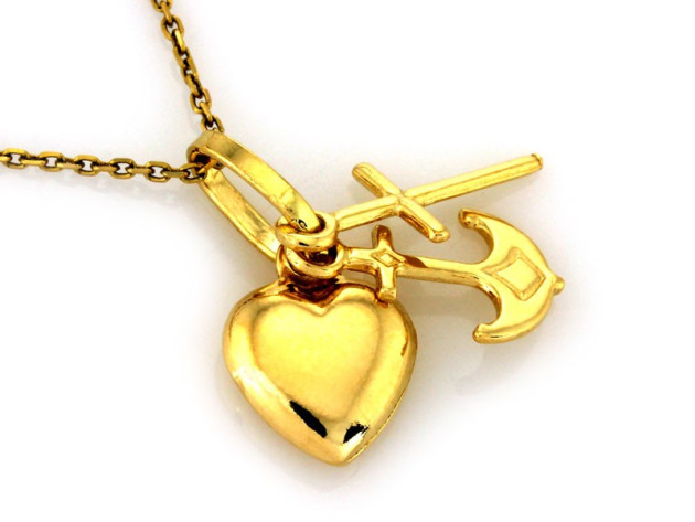 ZA1558B - Złota zawieszka ZA1558B