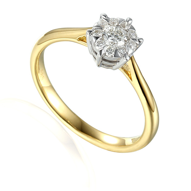 R56545yw H/Si - Pierścionek z brylantami R56545YW