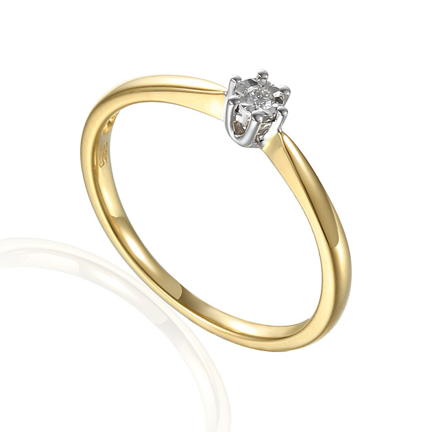 R70211YW - Pierścionek z brylantem R70211YW