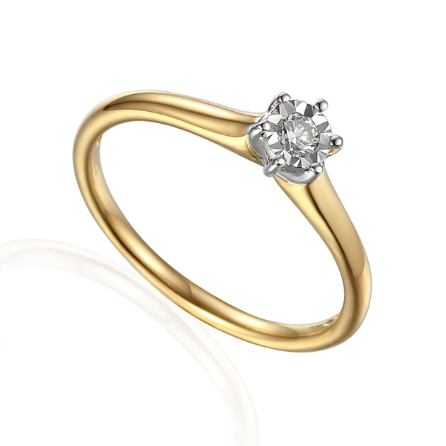 R63454YW - Pierścionek z brylantem R63454YW