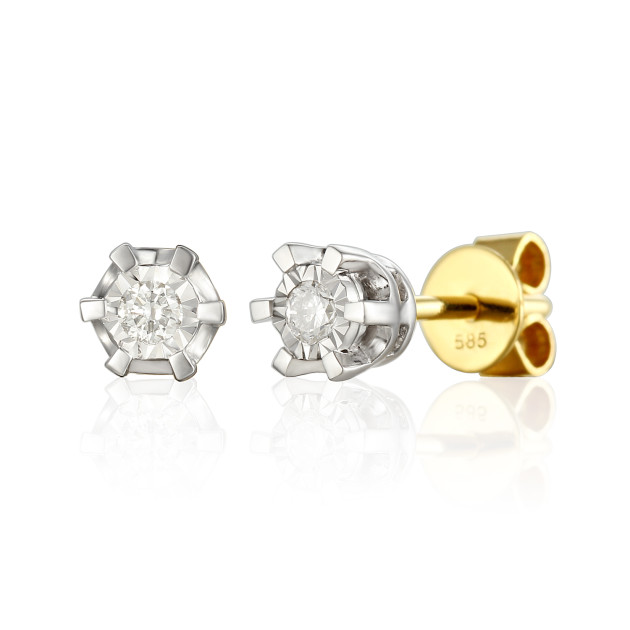 E54803YWS - Kolczyki z brylantami E54803YWS