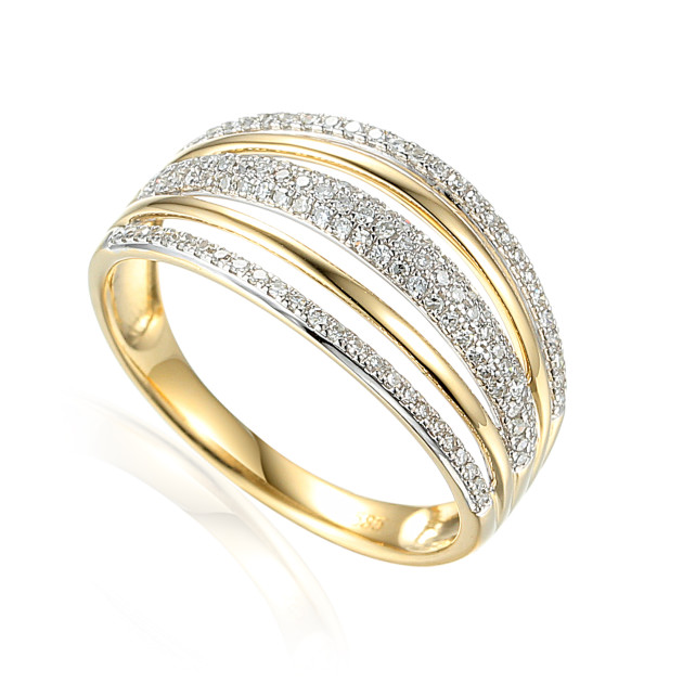 R64706Y - Pierścionek z brylantami R64706Y