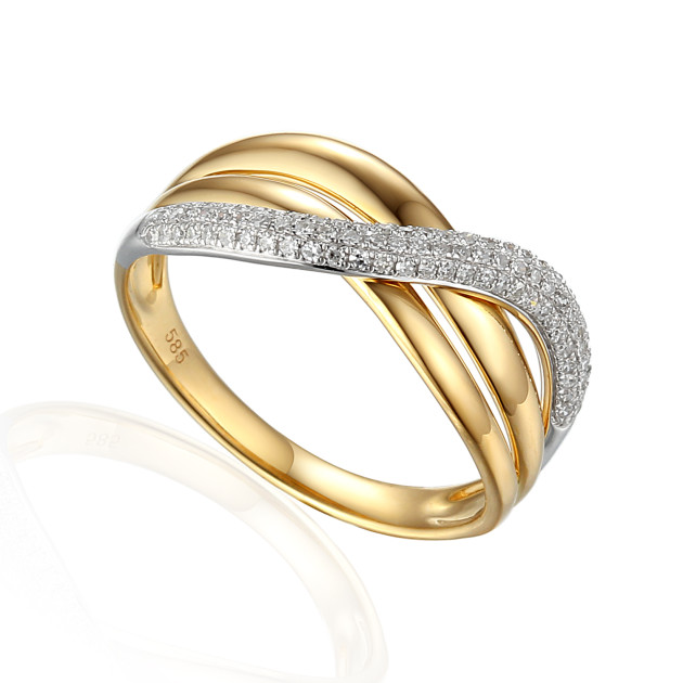 r47056 - Pierścionek z brylantami R47056