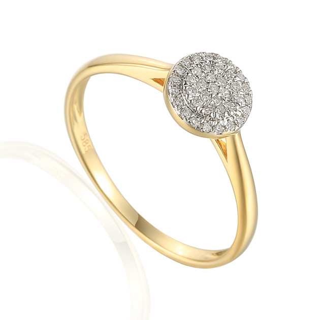 r47670y - Pierścionek z brylantami R47670Y