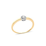 35031581/00 0,11ct - Pierścionek z brylantem 0,11ct JA-P581