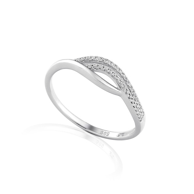 r47694w - Pierścionek z brylantami R47694W