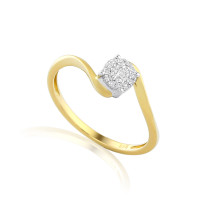 r46877yw - Pierścionek z brylantami R46877YW