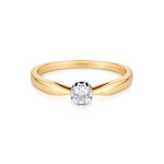 JA-P1 - Pierścionek z brylantem 0,12ct JA-P1