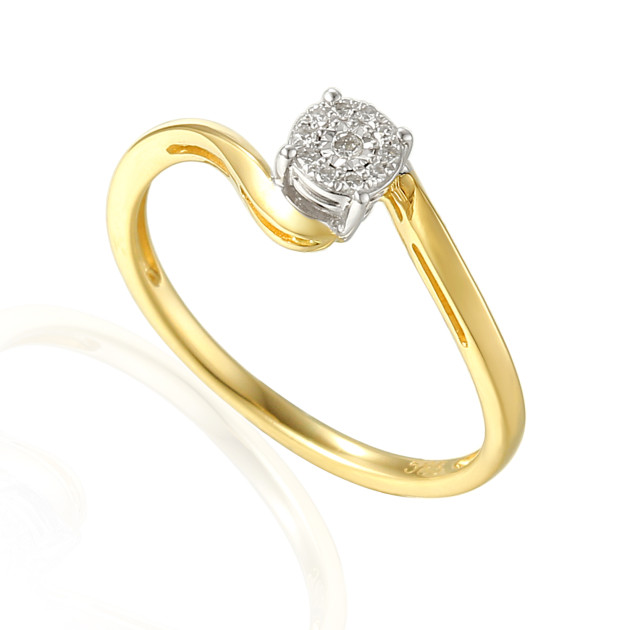 r53675yw - Pierścionek z brylantami R53675YW