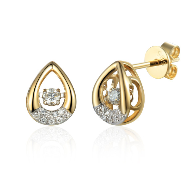 E71960YWS H/Si - Kolczyki z brylantami E71960YWS