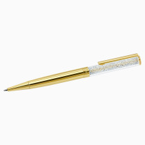 długopis Swarovski powlekany żółtym złotem 